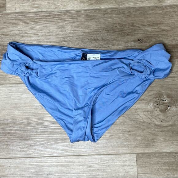 Soluna Swim Women's Blue Moderate Coverage Full Moon Bikini Swim Bottoms sz XL - Picture 1 of 2